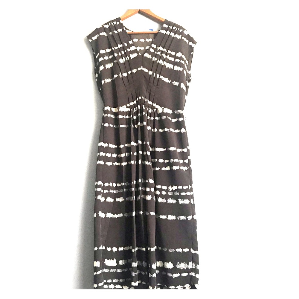 Simply Vera brown & cream striped dress